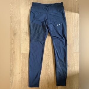 Nike Dri-FIT Navy w/ Black Leggings